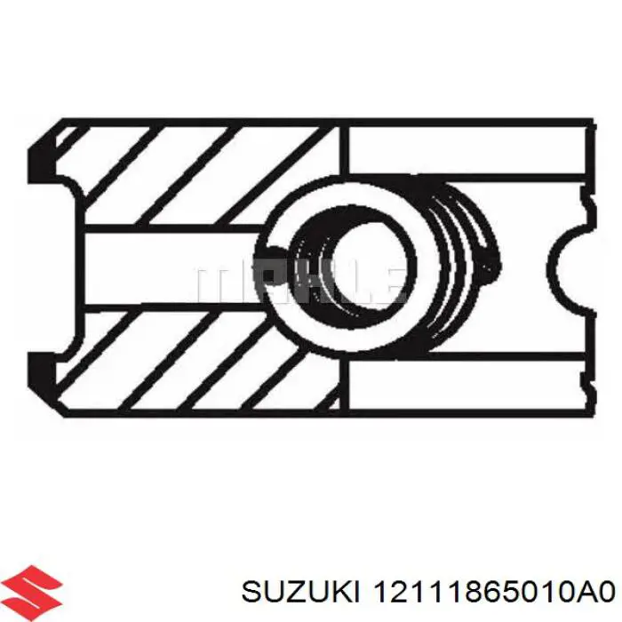 Поршень (комплект на мотор), STD Suzuki 12111865010A0 ціна, від 36.38 USD