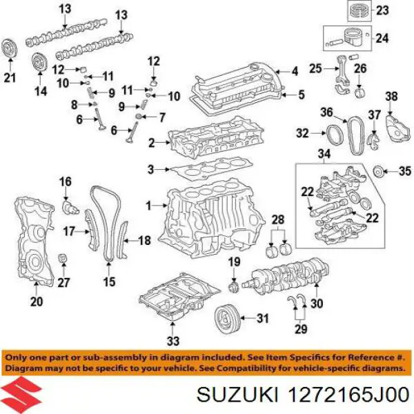  1272165J00000 Suzuki