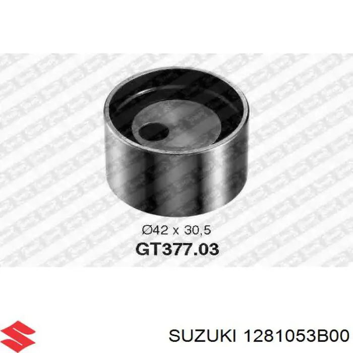 Ролик натяжителя ременя газорозподілу Suzuki 1281053B00 ціна, від 13.09 USD