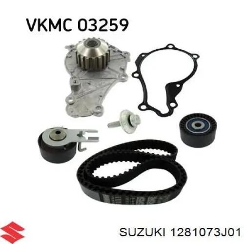 Ролик натяжителя ременя газорозподілу Suzuki 1281073J01 ціна, від 18.69 USD