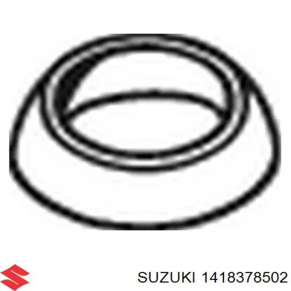 Кільце приймальні труби глушника ущільнювача Suzuki 1418378502 ціна, від 1.78 USD