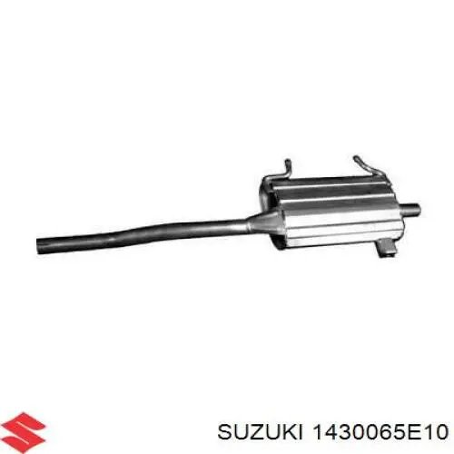 Глушник, середня і задня частина Suzuki 1430065E10 ціна, від 75.00 USD
