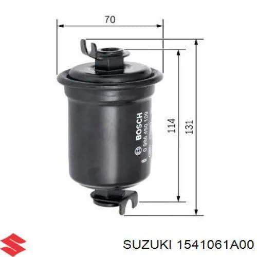 1541061A00 Suzuki Фільтр палива