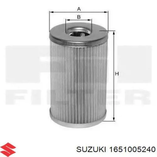 1651005240 Suzuki Фільтр масла