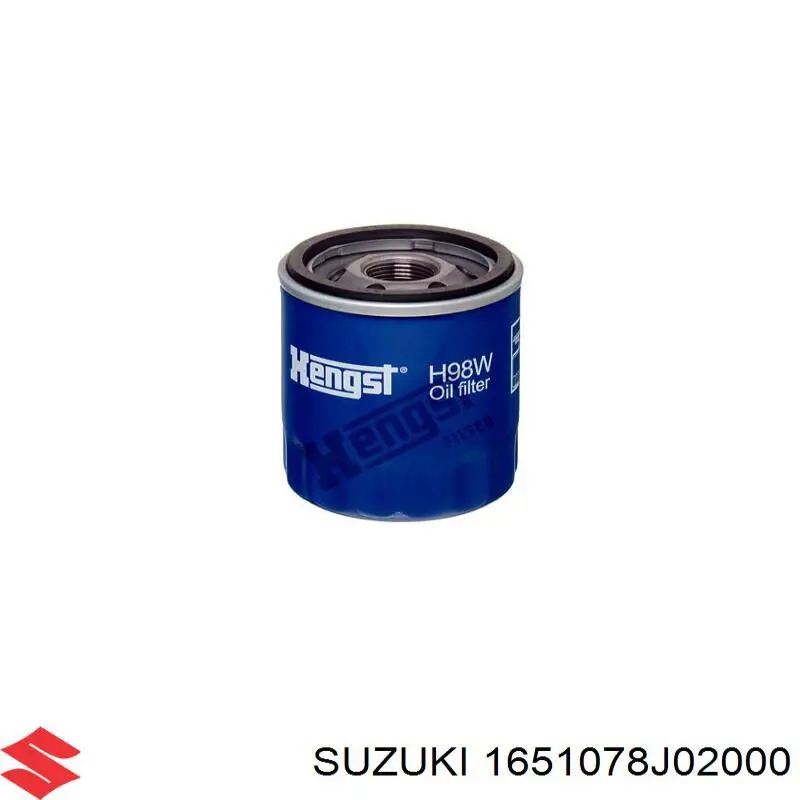 Масляний фільтр двигуна Suzuki 1651078J02000 ціна, від 9.92 USD