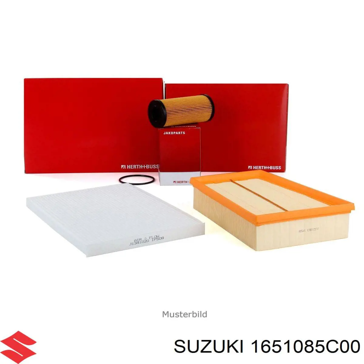 Масляний фільтр двигуна Suzuki 1651085C00 ціна, від 4.31 USD