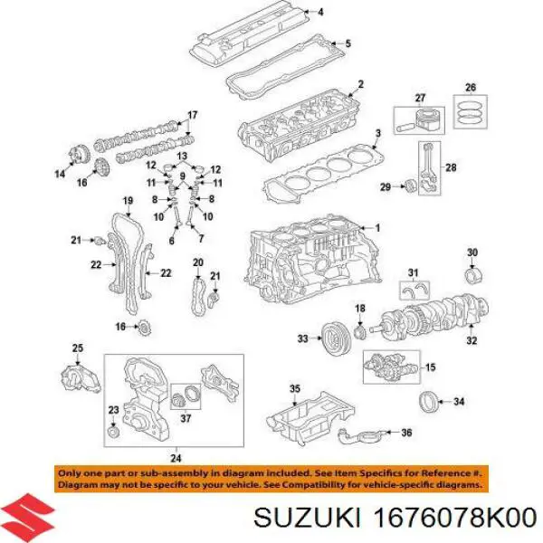  1676078K00000 Suzuki