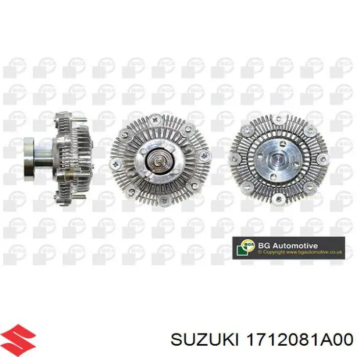 1712081A00 Suzuki вискомуфта, вязкостная муфта вентилятора охолодження