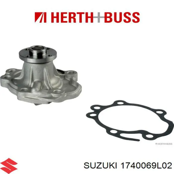 Помпа охолодження Suzuki 1740069L02 ціна, від 38.88 USD