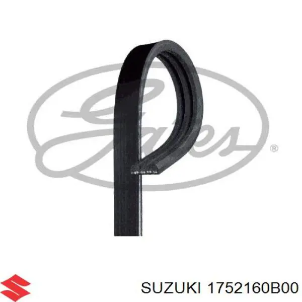 Клиновий ремінь Suzuki 1752160B00 ціна, від 5.35 USD