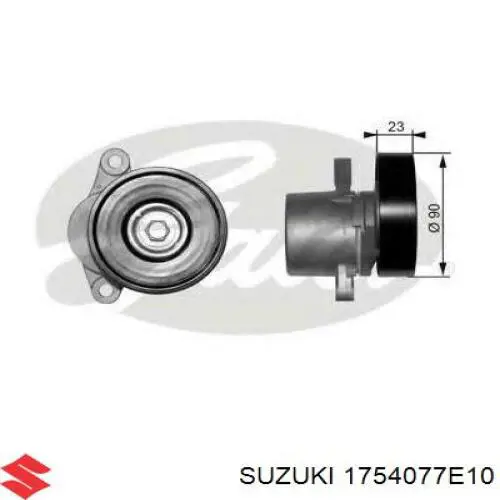 Натягувач приводного ременя Suzuki 1754077E10 ціна, від 22.63 USD