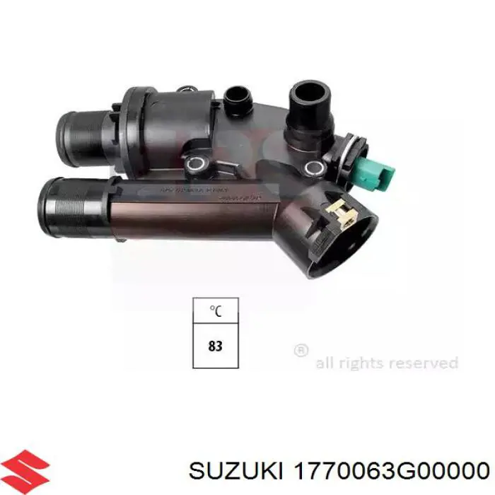 Радіатор основний Suzuki 1770063G00000 ціна, від 38.04 USD