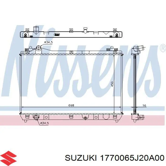  1770065J20A00 Market (OEM)