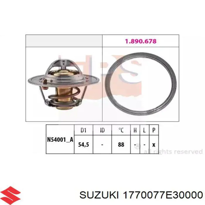 Радіатор основний Suzuki 1770077E30000 ціна, від 82.21 USD