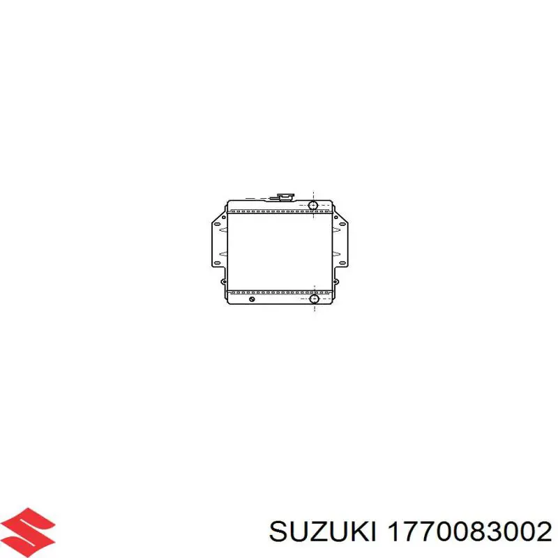 1770083002 Suzuki Радіатор охолодження двигуна