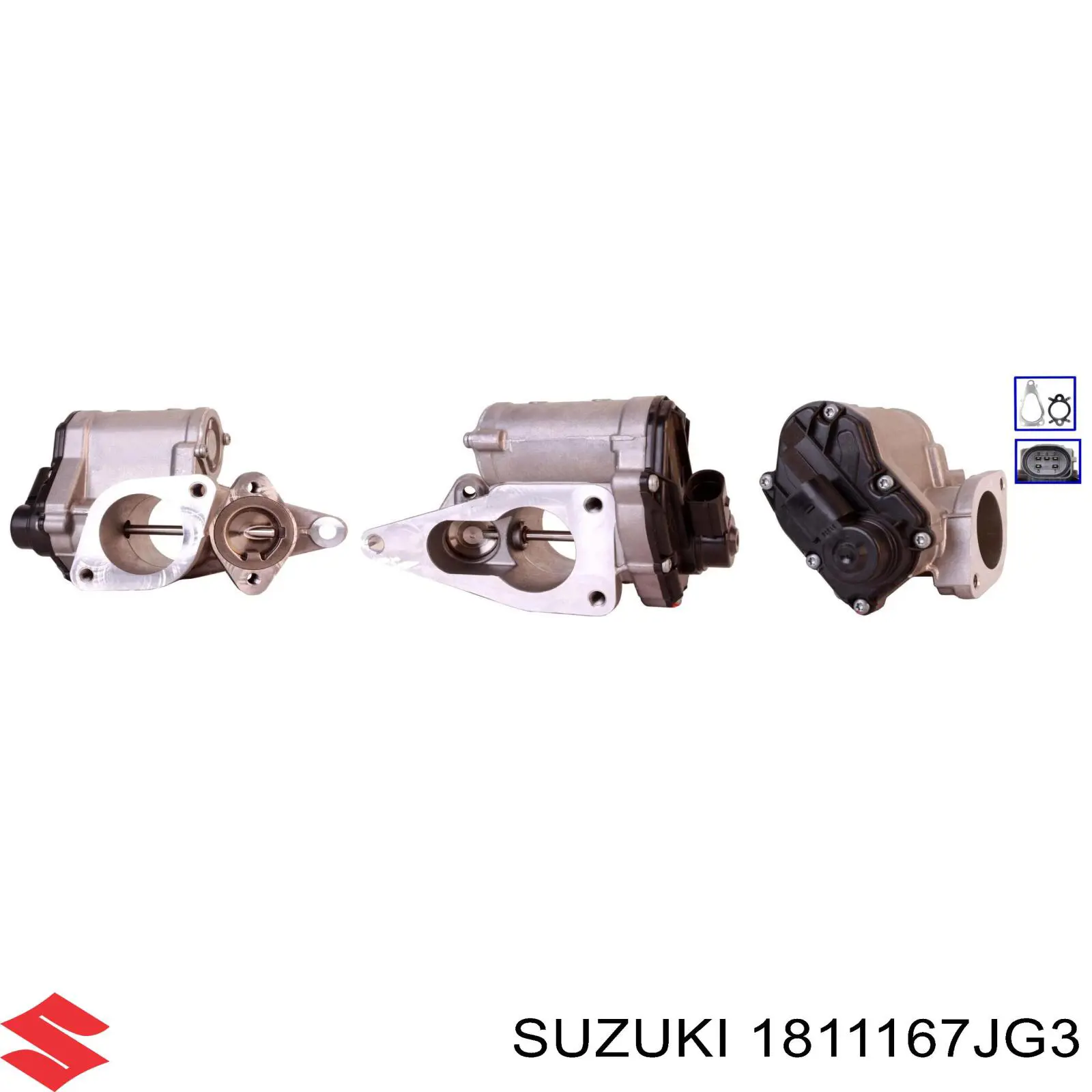 Купити 1811167JG3 Suzuki Прилади управління системи рециркуляції