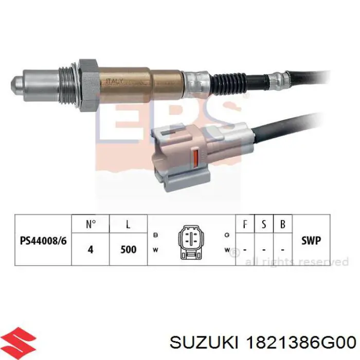 1821386G00000 Suzuki 