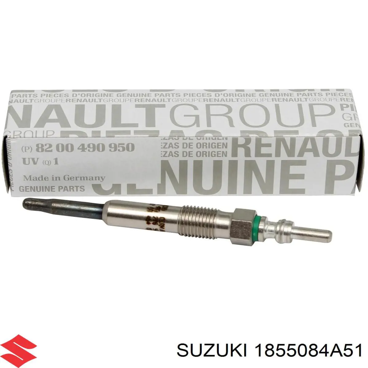 Свіча накалу Suzuki 1855084A51 ціна, від 6.37 USD