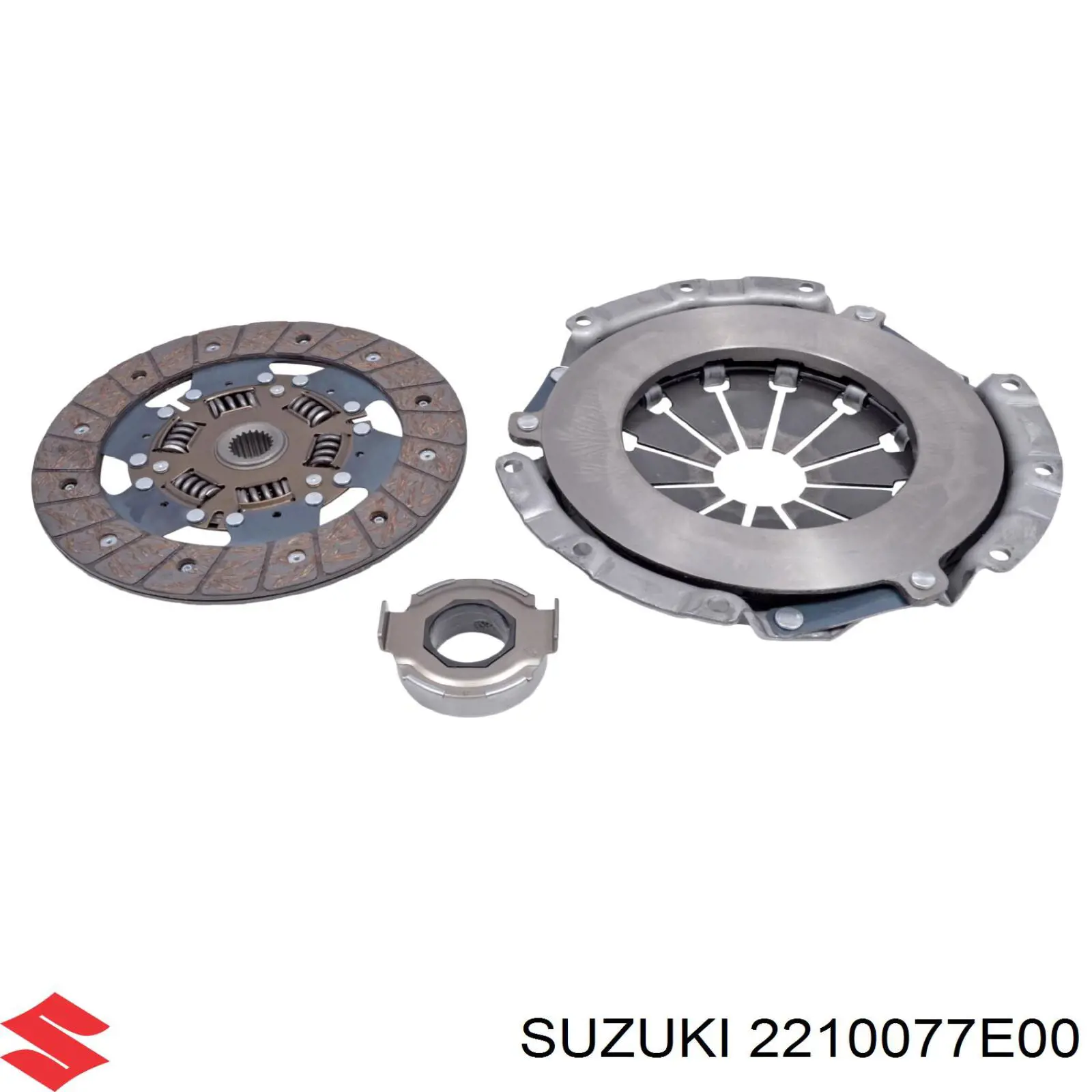 2210077E00 Suzuki комплект зчеплення (3 частини)