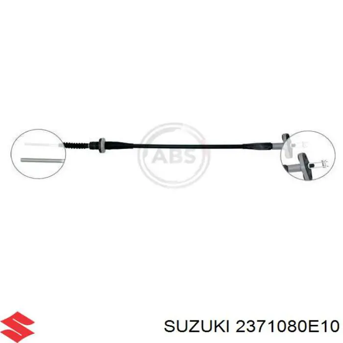 Трос зчеплення Suzuki 2371080E10 ціна, від 12.37 USD