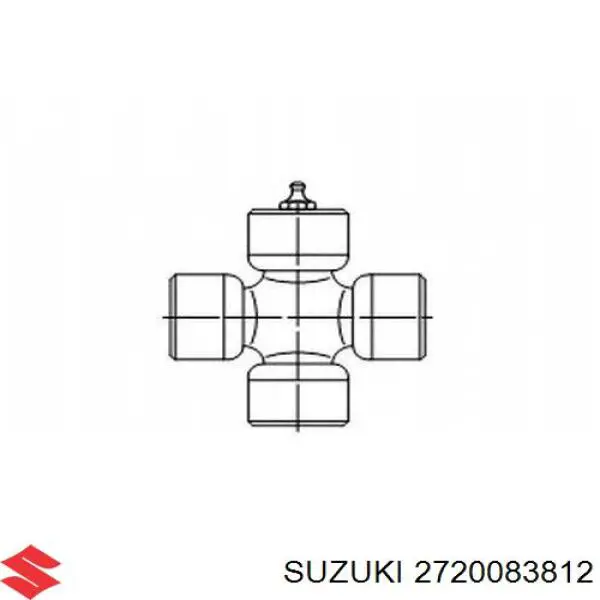 Хрестовина карданного валу Suzuki 2720083812 ціна, від 12.93 USD