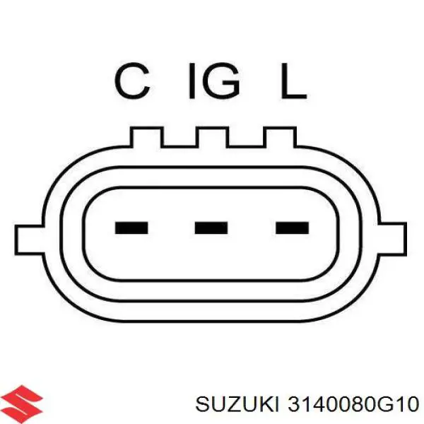 Генератор Suzuki 3140080G10 ціна, від 136.16 USD