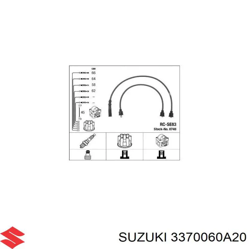 3370060A20 Suzuki Проводи високовольтні