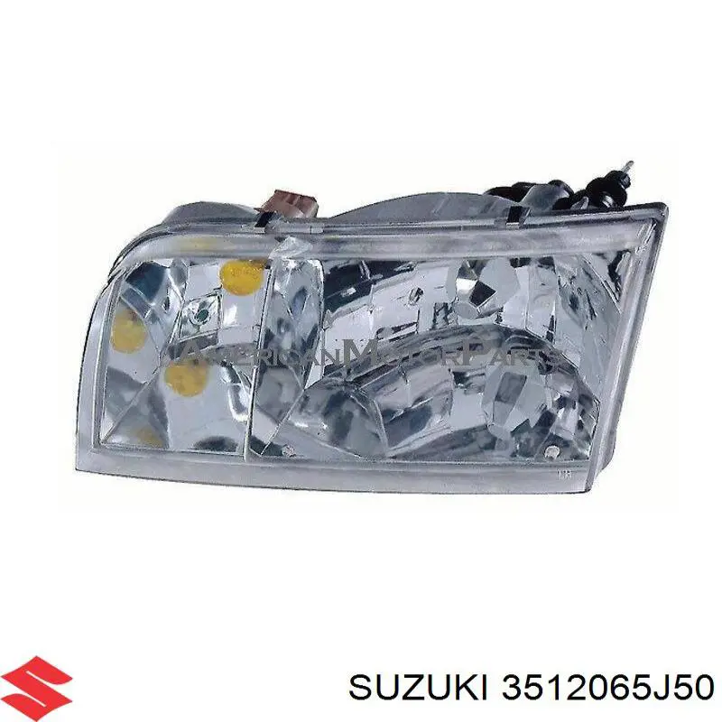 Основна фара - вставка Suzuki 3512065J50 ціна, від 197.52 USD