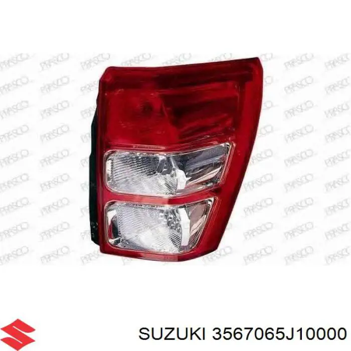 Ліхтар задній лівий Suzuki 3567065J10000 ціна, від 71.04 USD