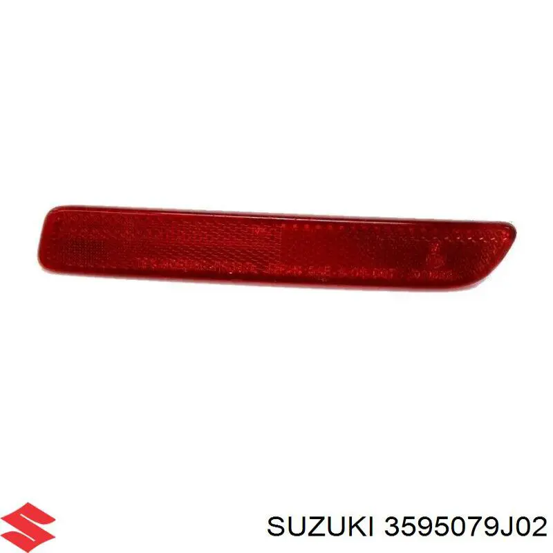 3595079J02000 Suzuki Лівий відбивач заднього бампера