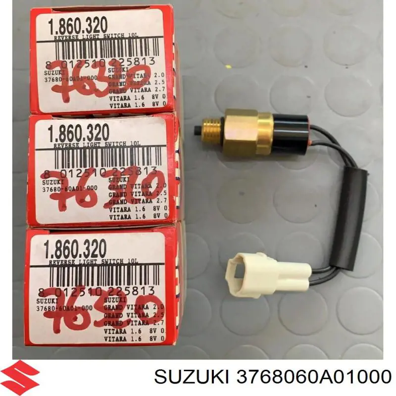 Датчик ліхтарів заднього ходу Suzuki 3768060A01000 ціна, від 23.21 USD