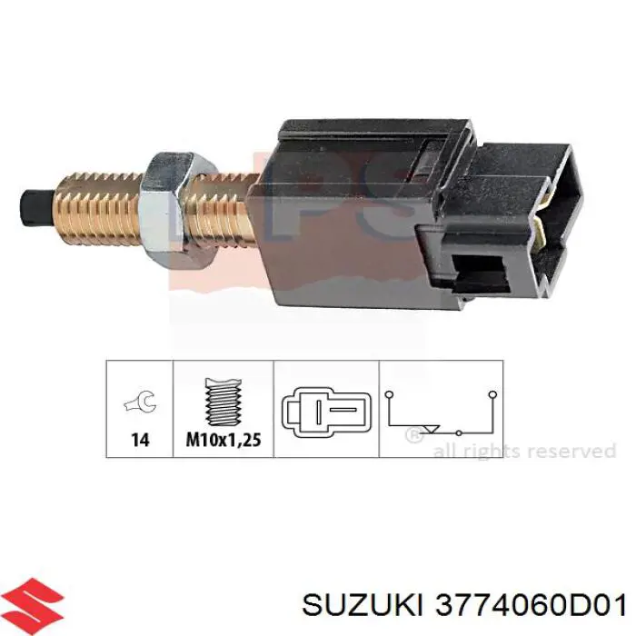 3774060D01 Suzuki датчик включення стопсигналу
