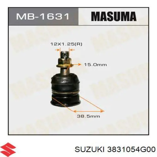  Suzuki 3831054G00 ціна, від 30.29 USD