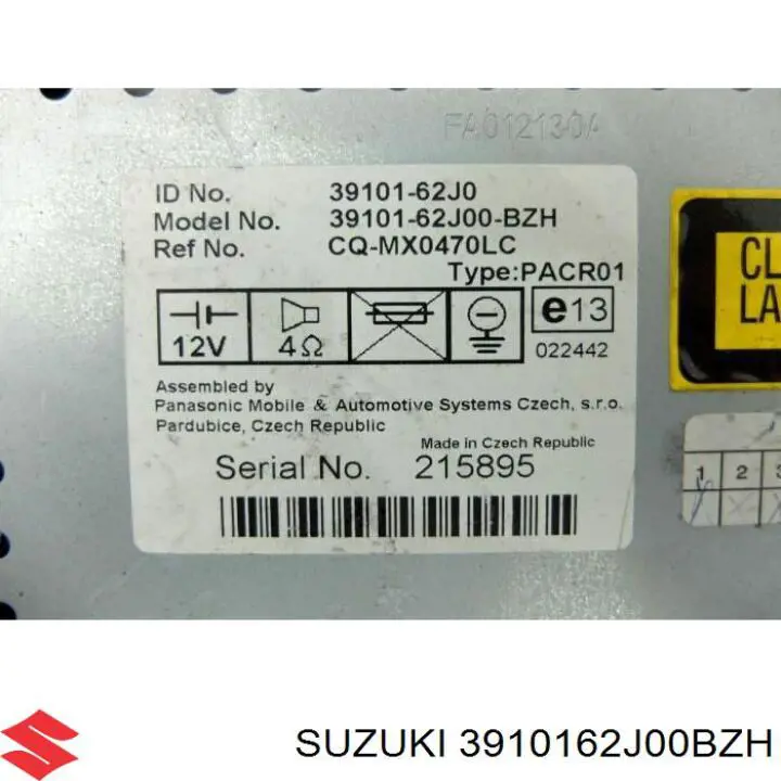  Suzuki 3910162J00BZH ціна, від 27.23 USD