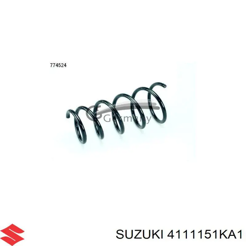 Пружина передня Suzuki 4111151KA1 ціна, від 28.18 USD
