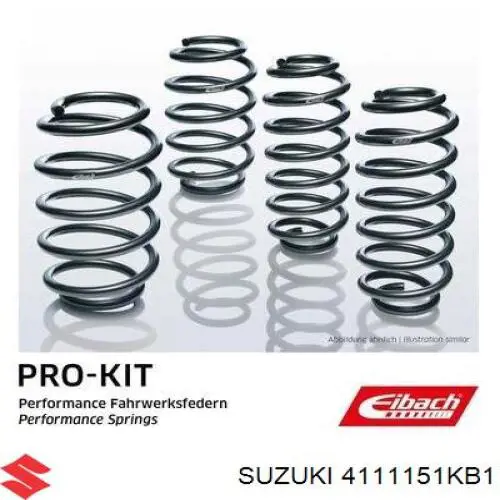 Пружина передня Suzuki 4111151KB1 ціна, від 24.24 USD