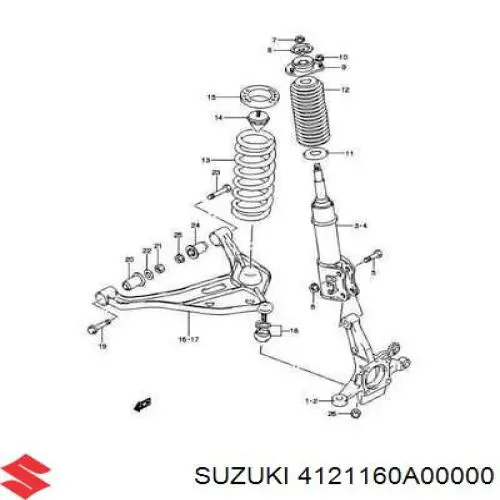  4121160A00000 Suzuki