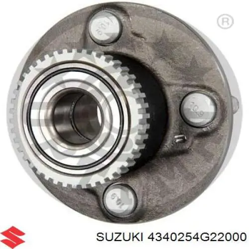 Маточини задніх коліс Suzuki 4340254G22000 ціна, від 32.64 USD