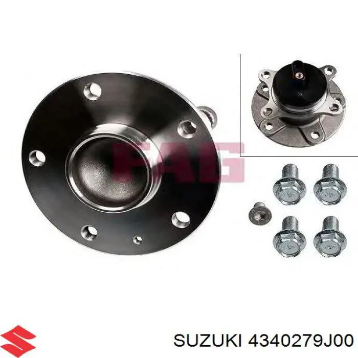 Маточини задніх коліс Suzuki 4340279J00 ціна, від 53.69 USD