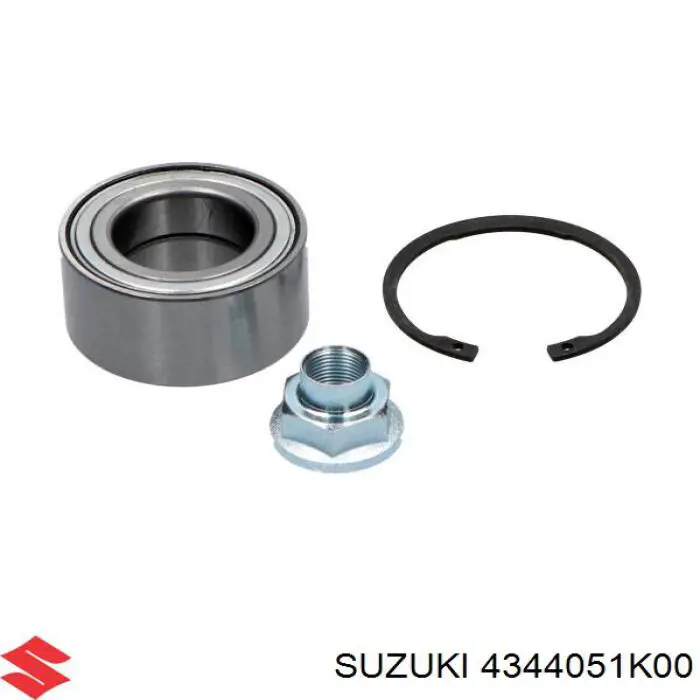 Комплект підшипник маточини передньої Suzuki 4344051K00 ціна, від 14.84 USD