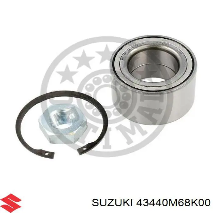 Комплект підшипник маточини передньої Suzuki 43440M68K00 ціна, від 15.48 USD