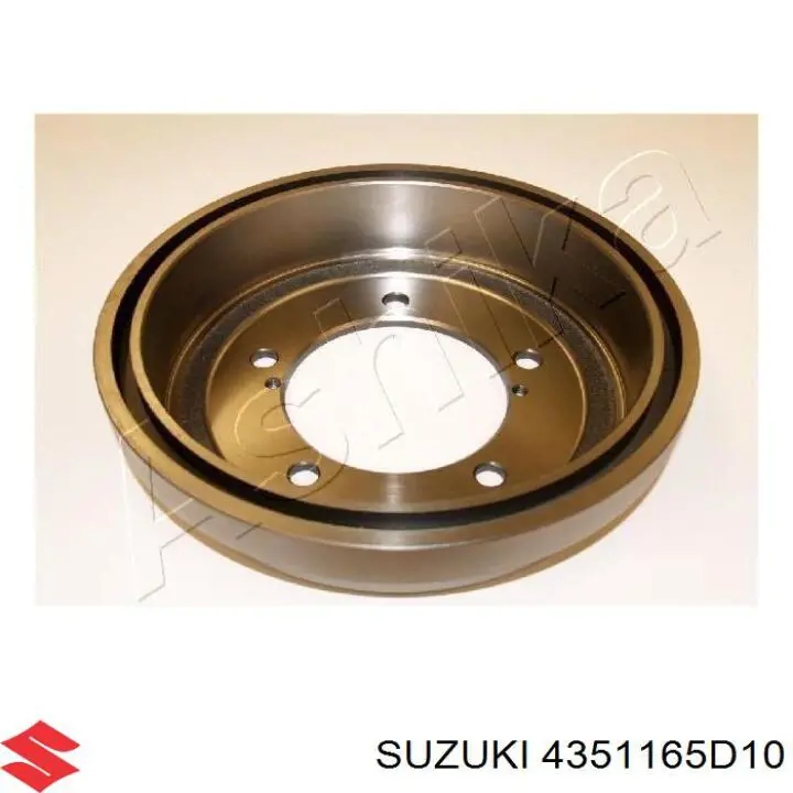 Барабан гальмівний задній Suzuki 4351165D10 ціна, від 37.49 USD
