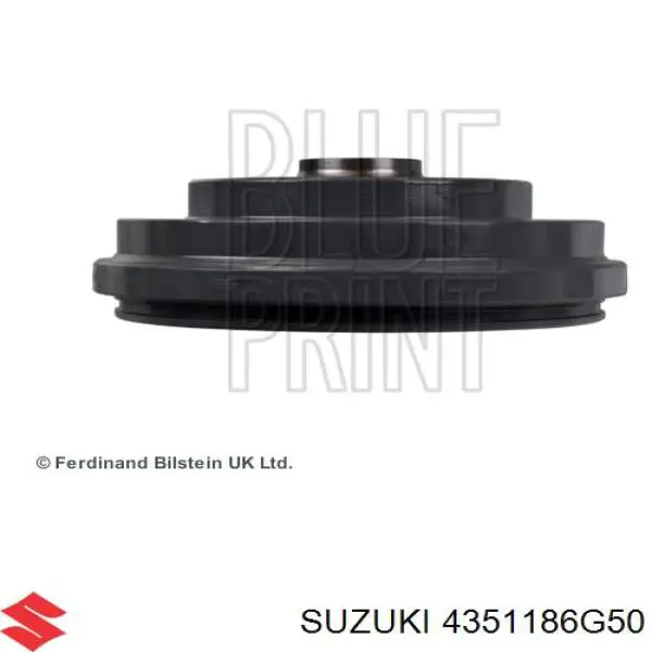 Барабан гальмівний задній Suzuki 4351186G50 ціна, від 49.65 USD