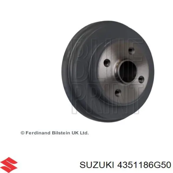 4351186G50 Suzuki Барабан гальмівний задній