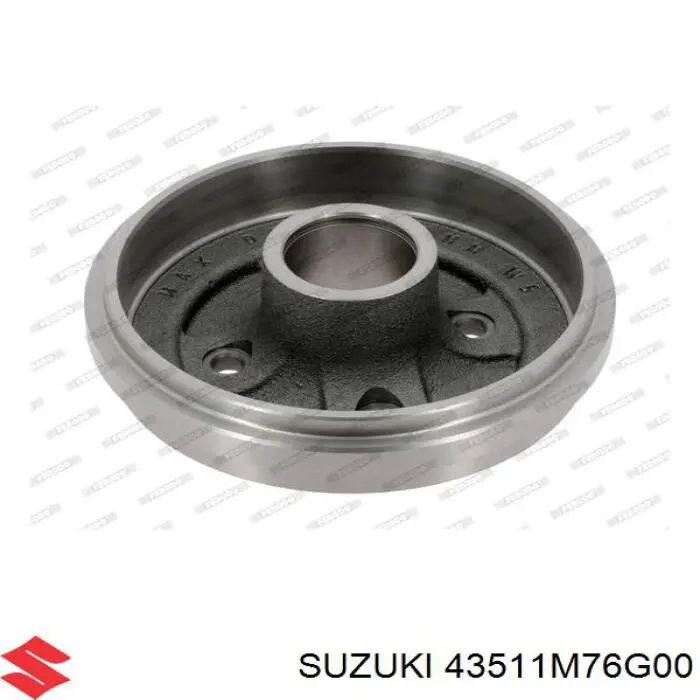 Барабан гальмівний задній Suzuki 43511M76G00 ціна, від 28.42 USD