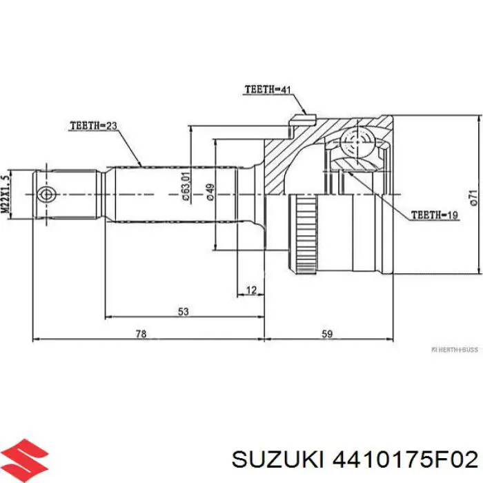  4410175F02000 Suzuki