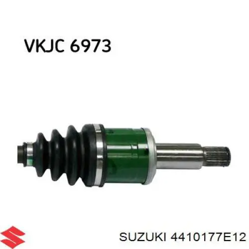 Піввісь передня, права Suzuki 4410177E12000 ціна, від 129.70 USD