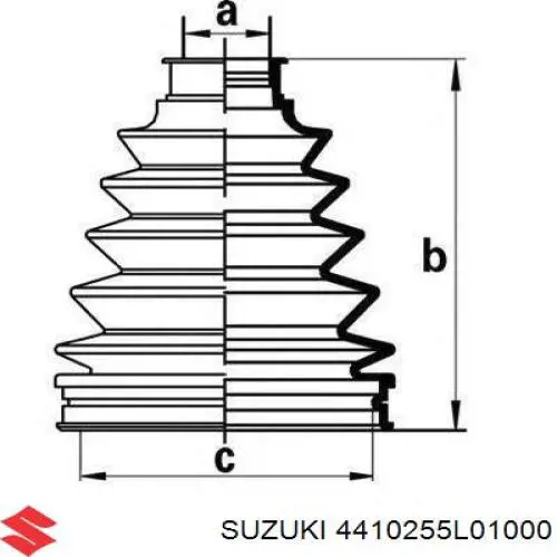 Привід передній лівий SNR DK77022 ціна, від 105.63 USD