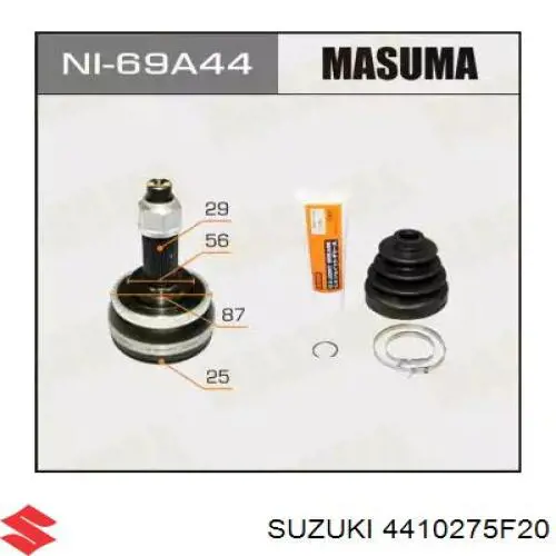 Купити 4410275F20 Suzuki Шарнір приводу зовнішній