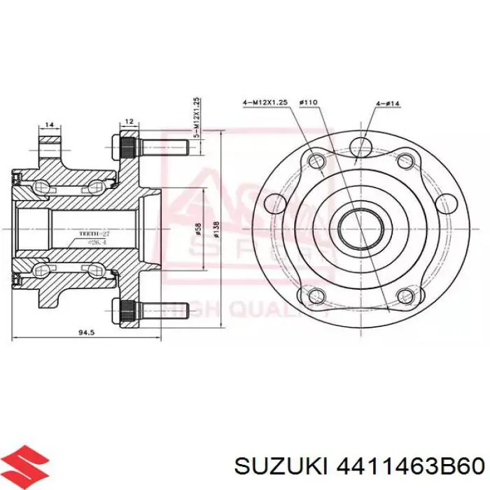  4411463B60000 Suzuki